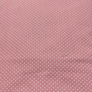 Tricoline Estampado Bolinhas Rosa 1×1,5m