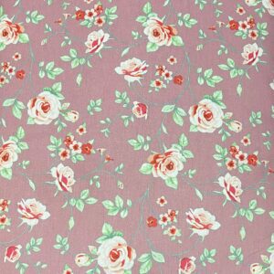 Tricoline Estampado Floral Rosê (1×1,5m)