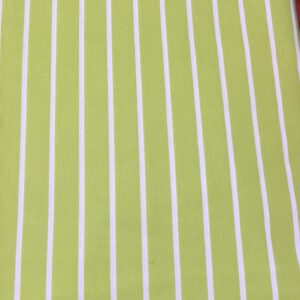 Tricoline Estampado Listrado Verde Limão e Branco 1×1,5m