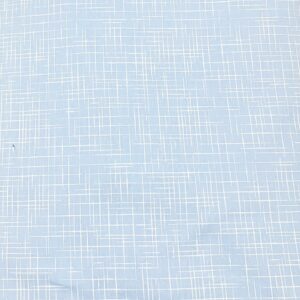 Tricoline Estampado Risca de Giz Azul Bebê 1×1,5m