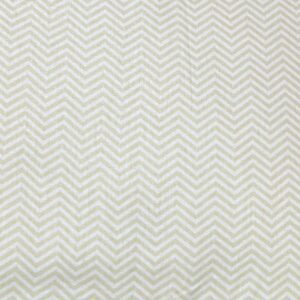 Tricoline Estampado Zigue Zague Branco e Ocre 1×1,5m