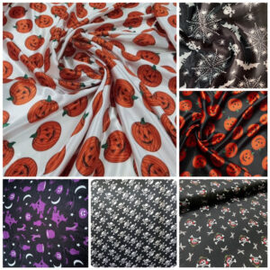 Tecido Cetim Halloween 1m x 1,47m